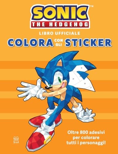 Sonic the Hedgehog. Colora con gli sticker