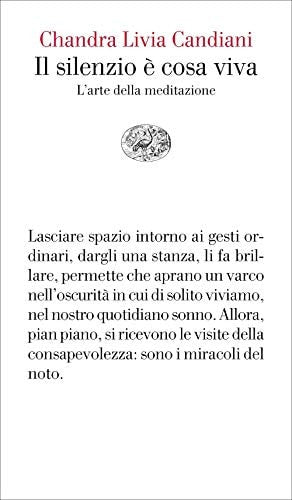 Il silenzio è cosa viva l'arte della meditazione