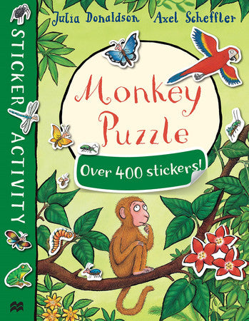 Monkey puzzle sticker book