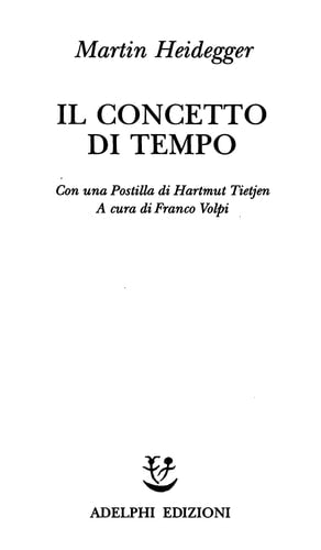 Il concetto di tempo