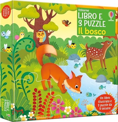 Il bosco. Ediz. a colori. Con 3 puzzle