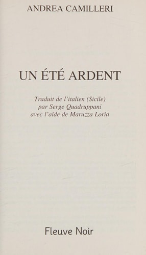 Un été ardent