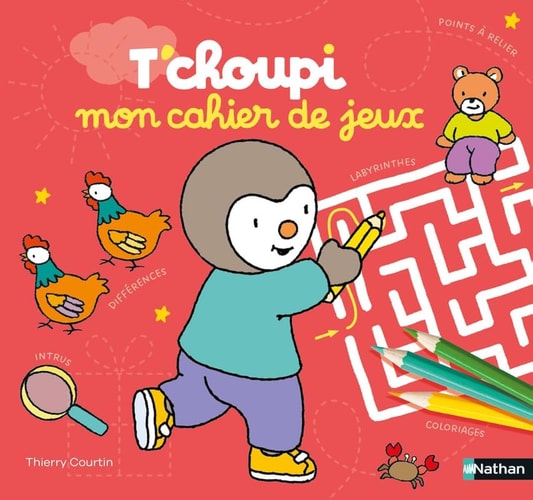 Mon cahier de jeux T'choupi