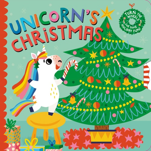 Unicorn's Christmas Turn the Wheels for Some Holiday Fun!
