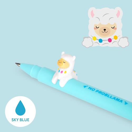 Penna gel decorata Legami llama