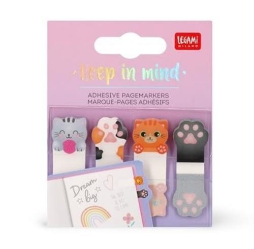 Legami Segnapagina Adesivi Keep in Mind Tema Kitty