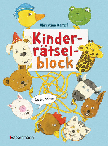 Kinderrätselblock. Ab 5 Jahren Labyrinthe, Suchbilder, Punkt-zu-Punkt u.v.m.