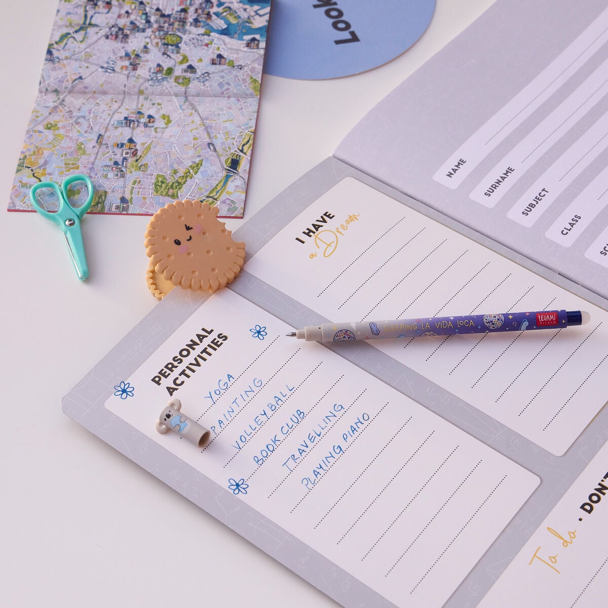 Legami Penna Gel Cancellabile Erasable Pen Koala