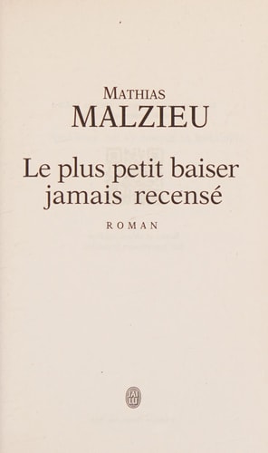 Le plus petit baiser jamais recensé