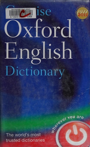 Concise Oxford English Dictionary Main edition
