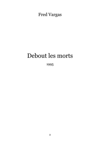Debout les morts