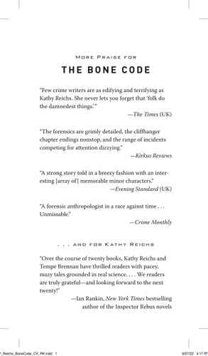 The Bone Code A Temperance Brennan Novel
