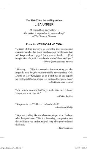 Crazy Love You A Novel