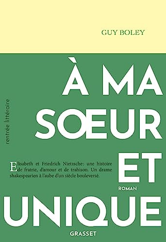 À ma sœur et unique roman