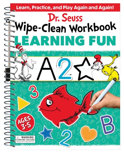 Dr. Seuss Wipe-Clean Workbook: Learning Fun Activity Workbook for Ages 3-5