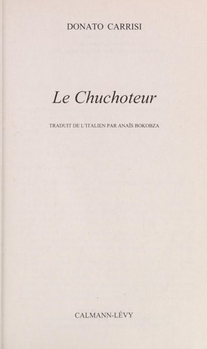 Le chuchoteur