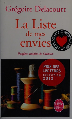 La liste de mes envies roman