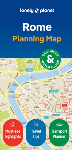 Lonely Planet Rome City Map 2