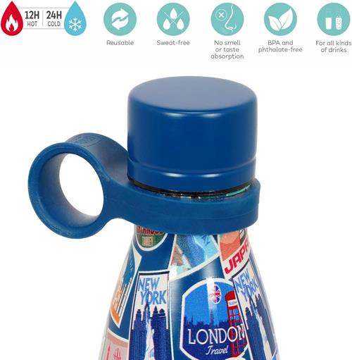 Legami bottiglia termica hot and cold travel stickers 500ml
