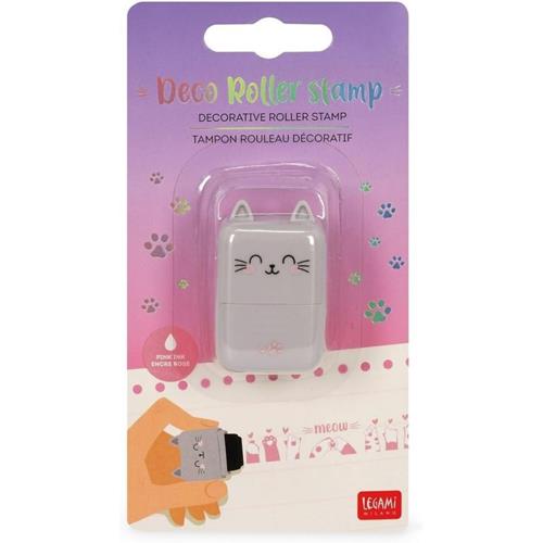 Timbro Decorativo a Rullo Kitty Roller Stamp
