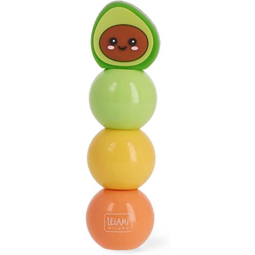 Legami Evidenziatore 3 in 1 Colori Pastello Tema Avocado