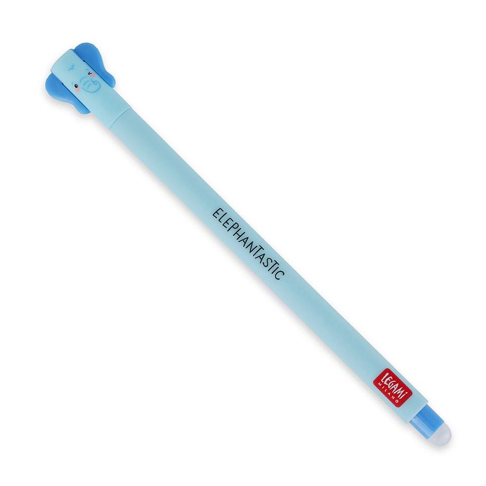 Legami Elephant Erasable Gel Pen - Blue Ink