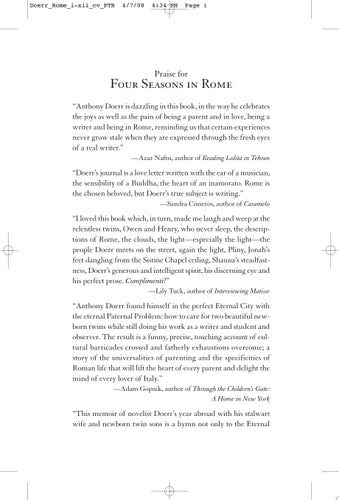 Four Seasons in Rome On Twins, Insomnia, and the Biggest Funeral in the History of the World