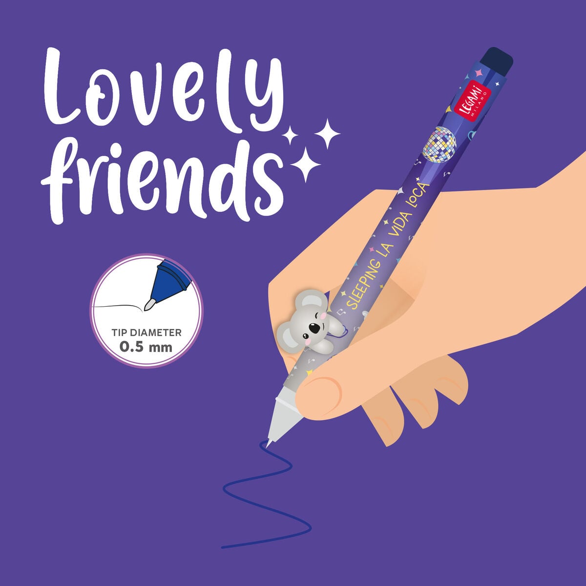 Legami Penna Gel Lovely Friends Koala