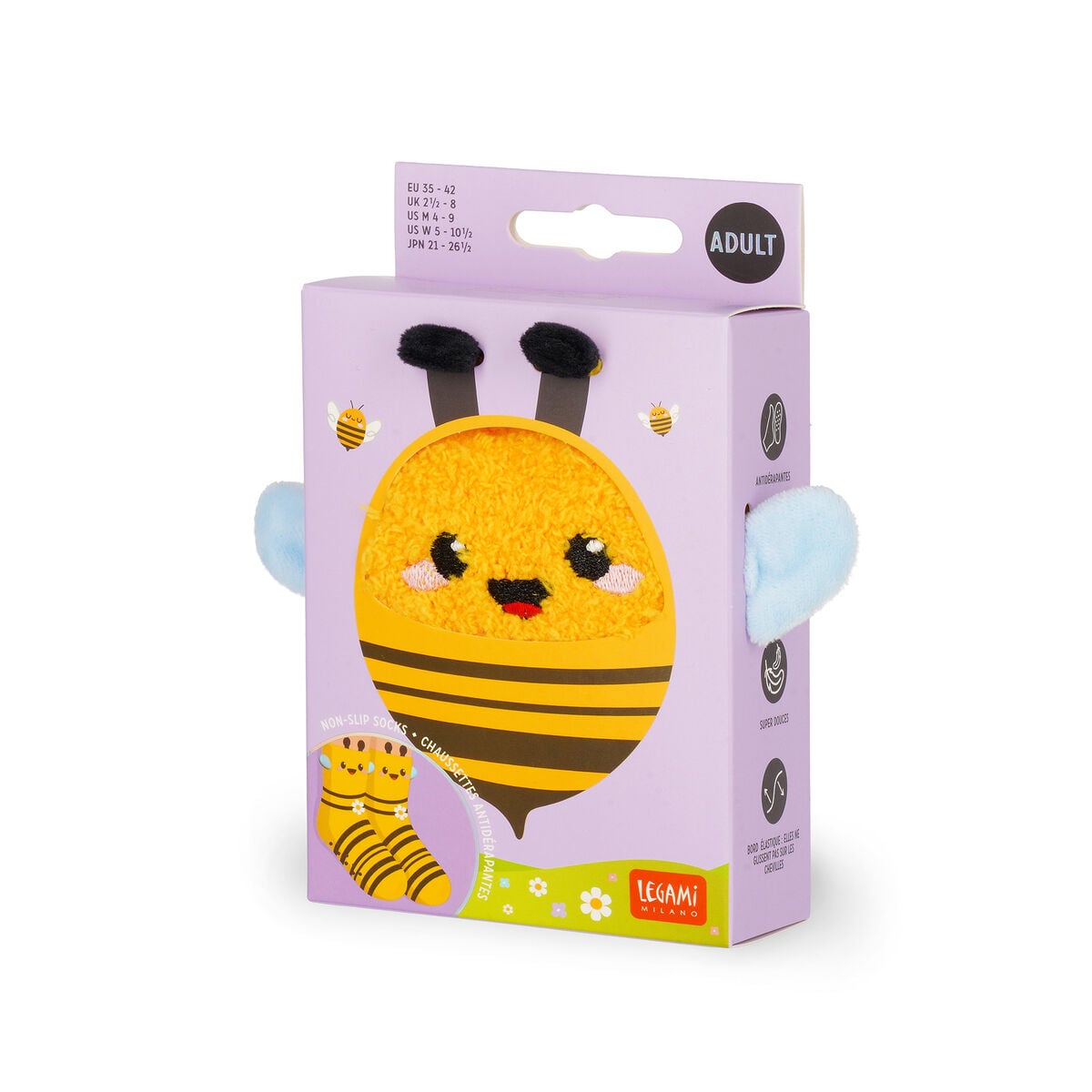 Legami Calzini Antiscivolo Adulto It's a Match! - Bee