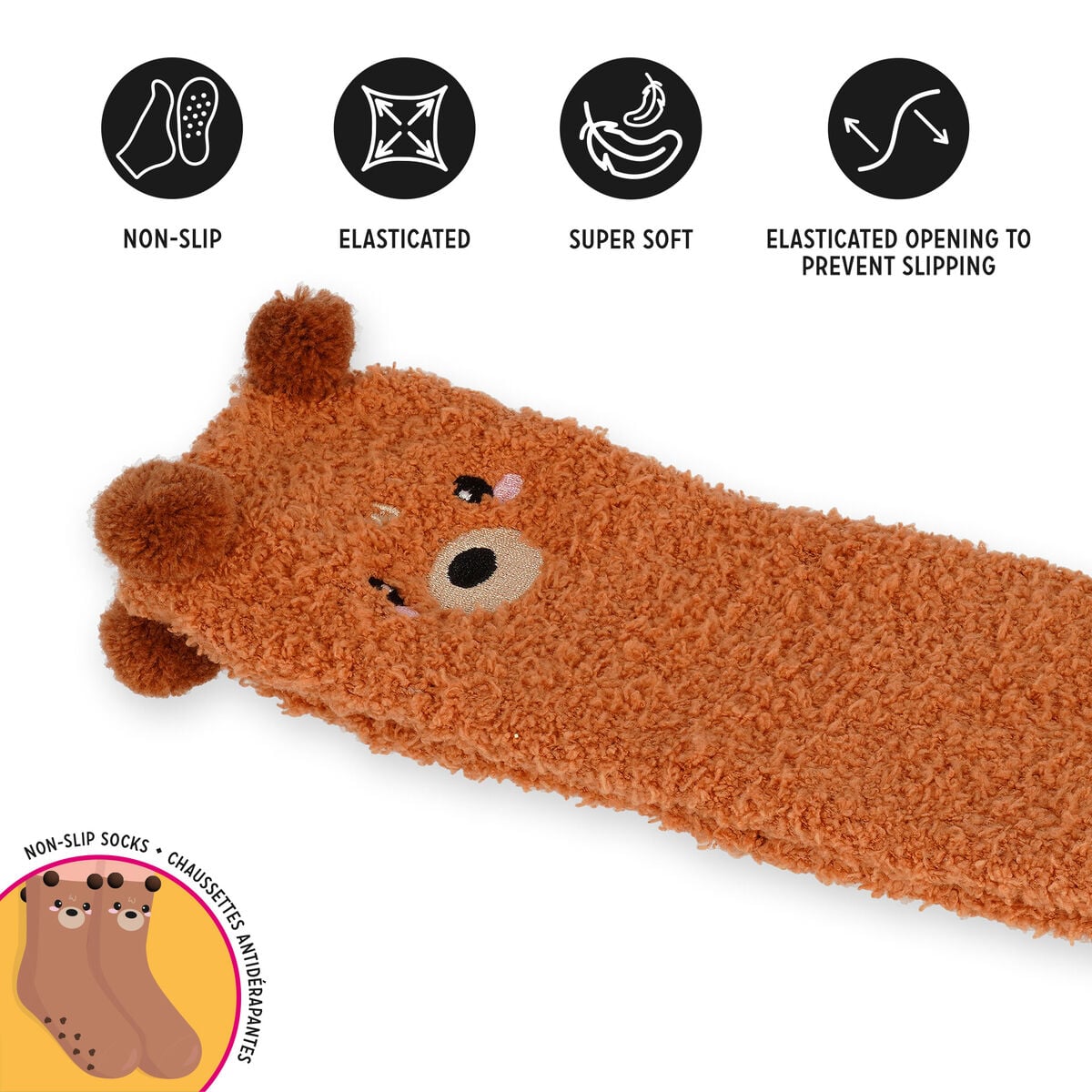 Legami Calzini Antiscivolo Adulto It's a Match! - Teddy Bear