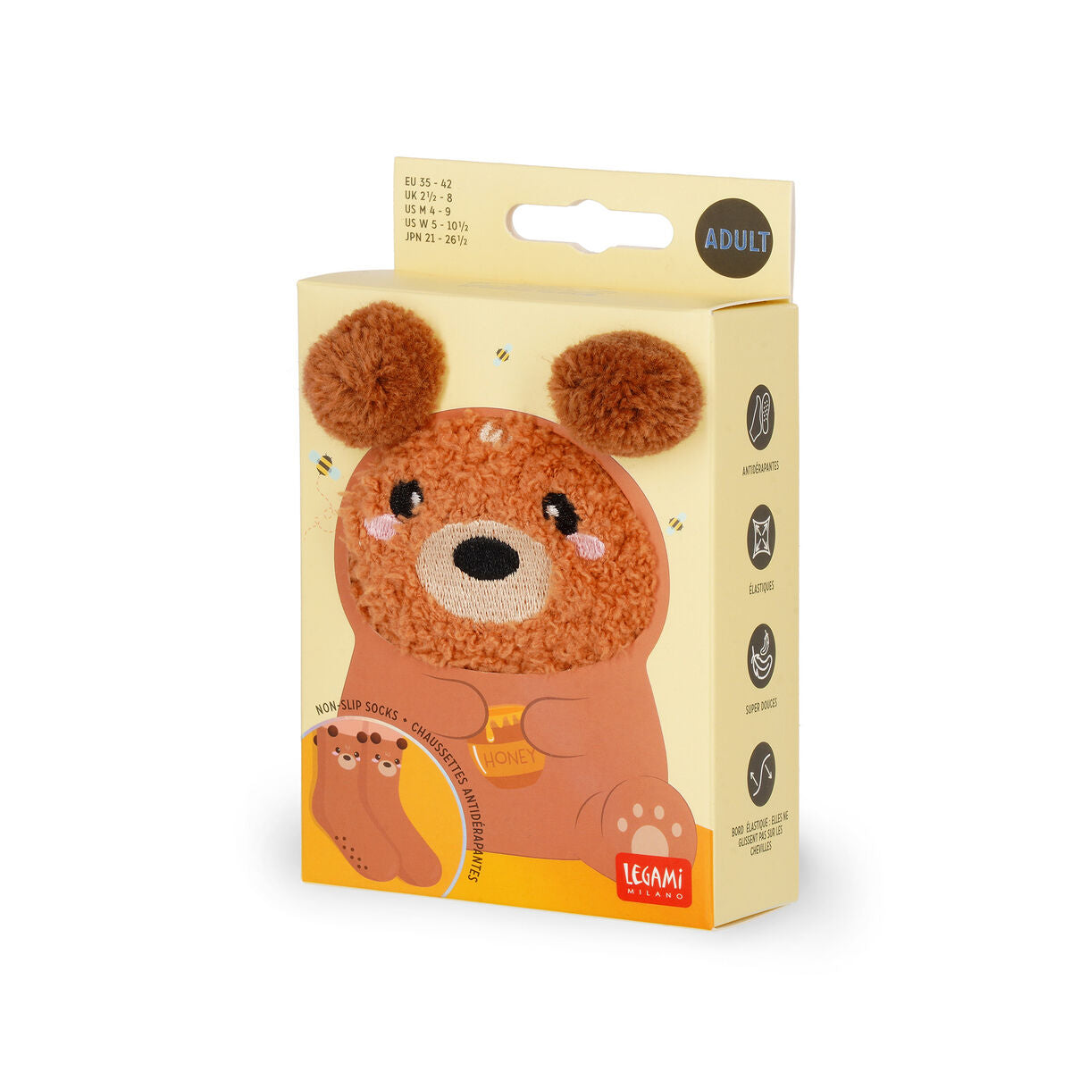 Legami Calzini Antiscivolo Adulto It's a Match! - Teddy Bear
