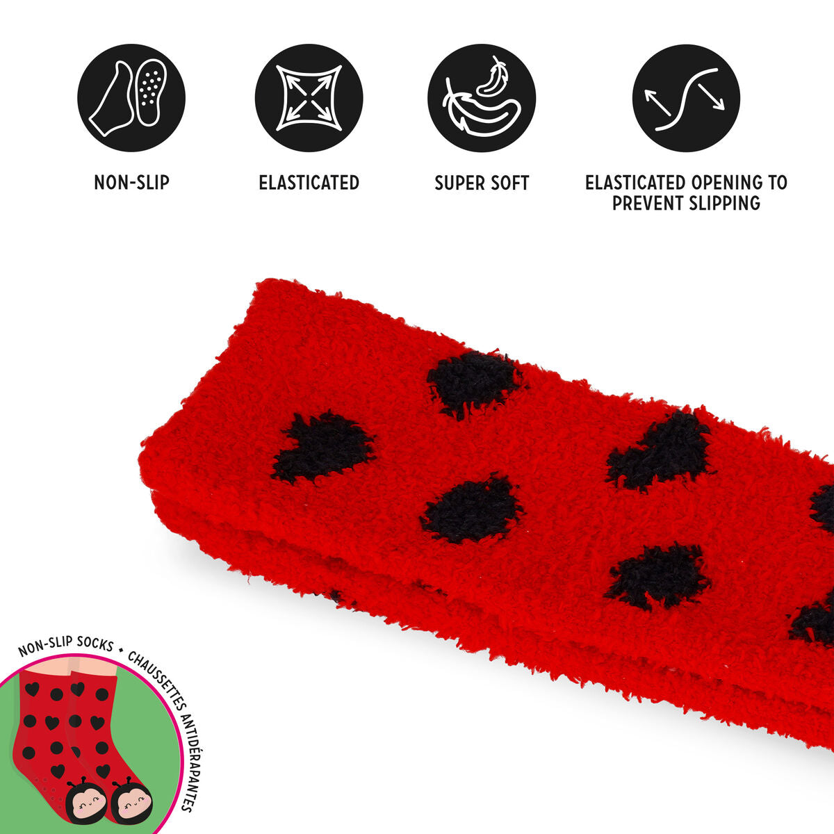 Legami Calzini Antiscivolo Adulto It's a Match! - Ladybug