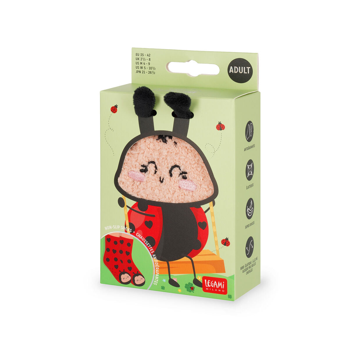 Legami Calzini Antiscivolo Adulto It's a Match! - Ladybug