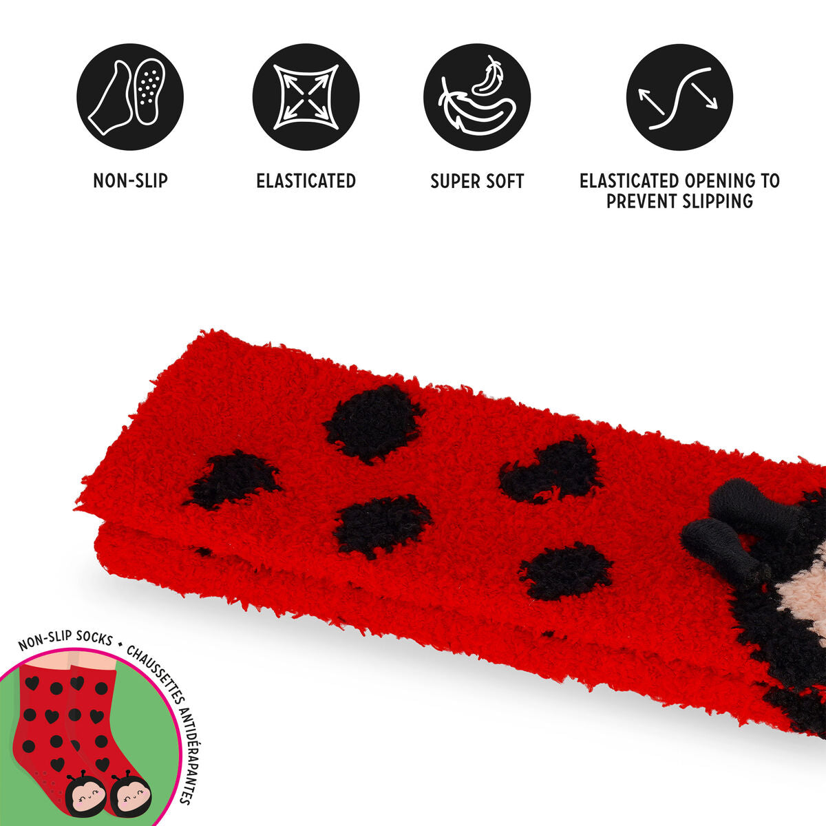 Legami Calzini Antiscivolo Bambino It's a Match! - Ladybug