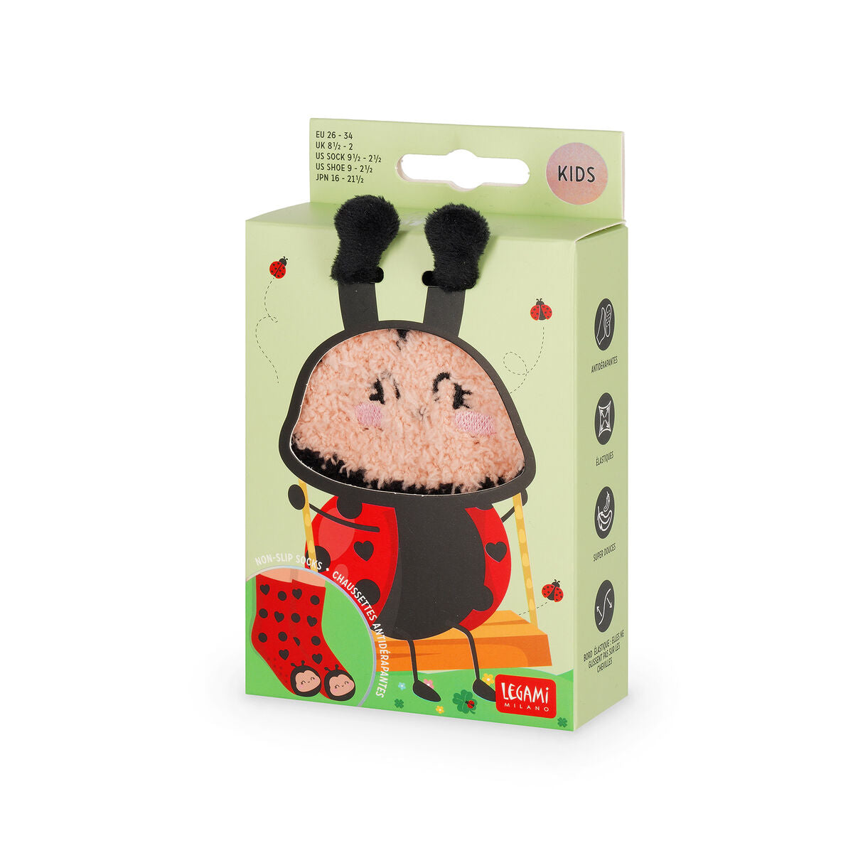 Legami Calzini Antiscivolo Bambino It's a Match! - Ladybug