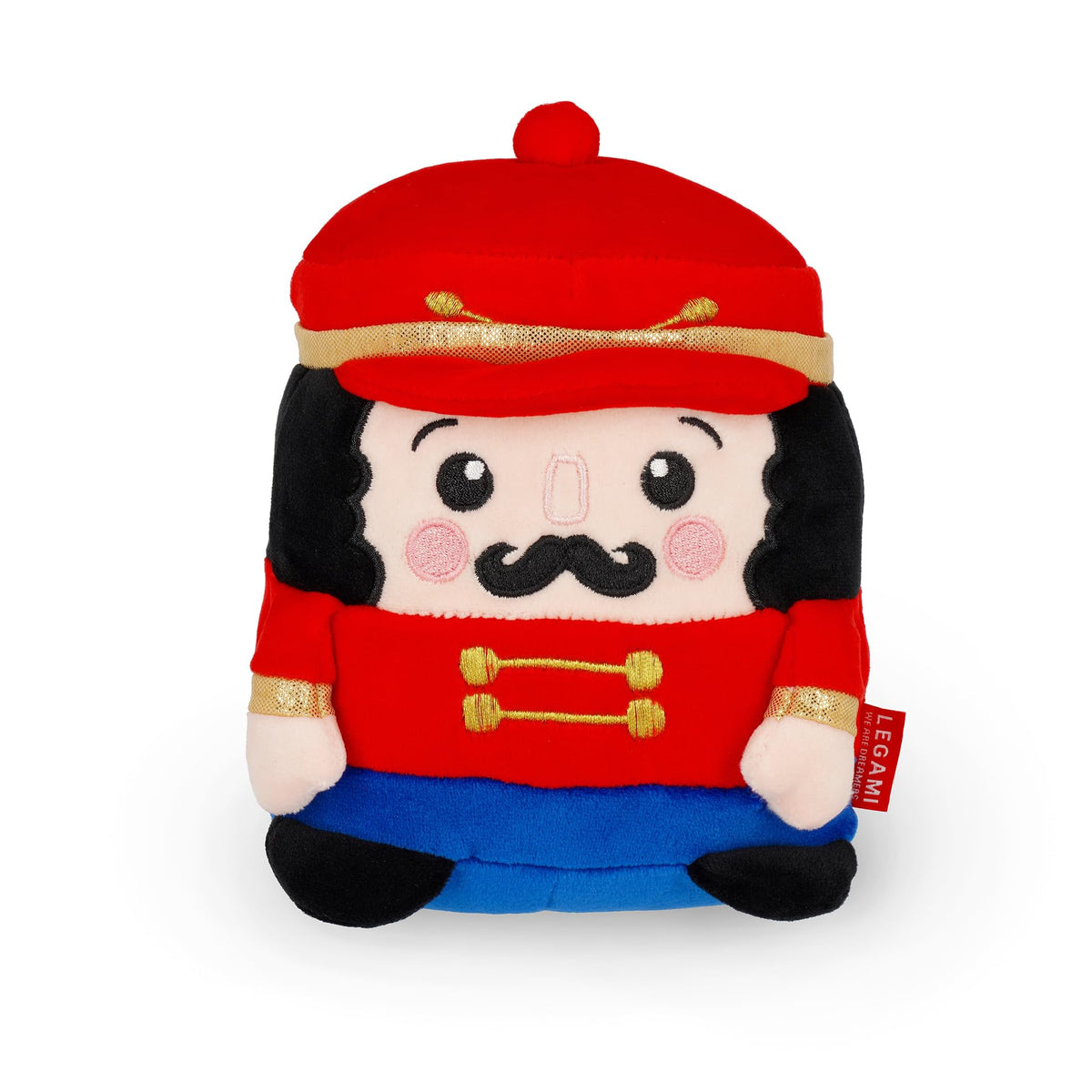 Legami - Peluche Plush Super Soft!, Tema Nutcracker, Formato Mini, con Carta d'Identità personalizzabile, Sta in Piedi da Solo, 13x13x22 cm