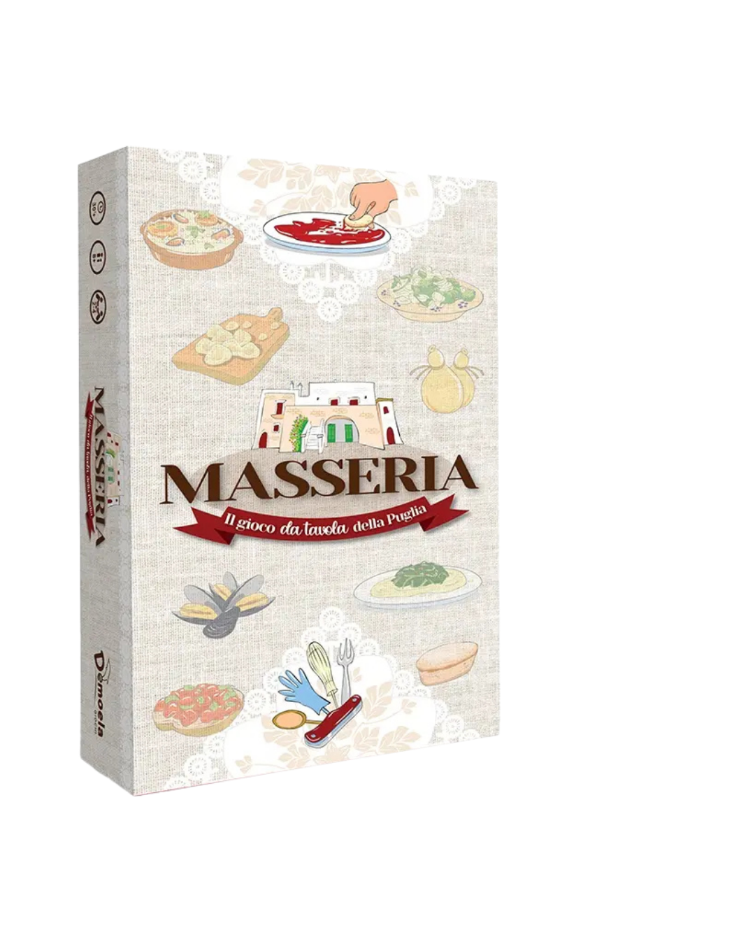 Masseria, gioco di carte sulla cucina pugliese: scatola e carte
