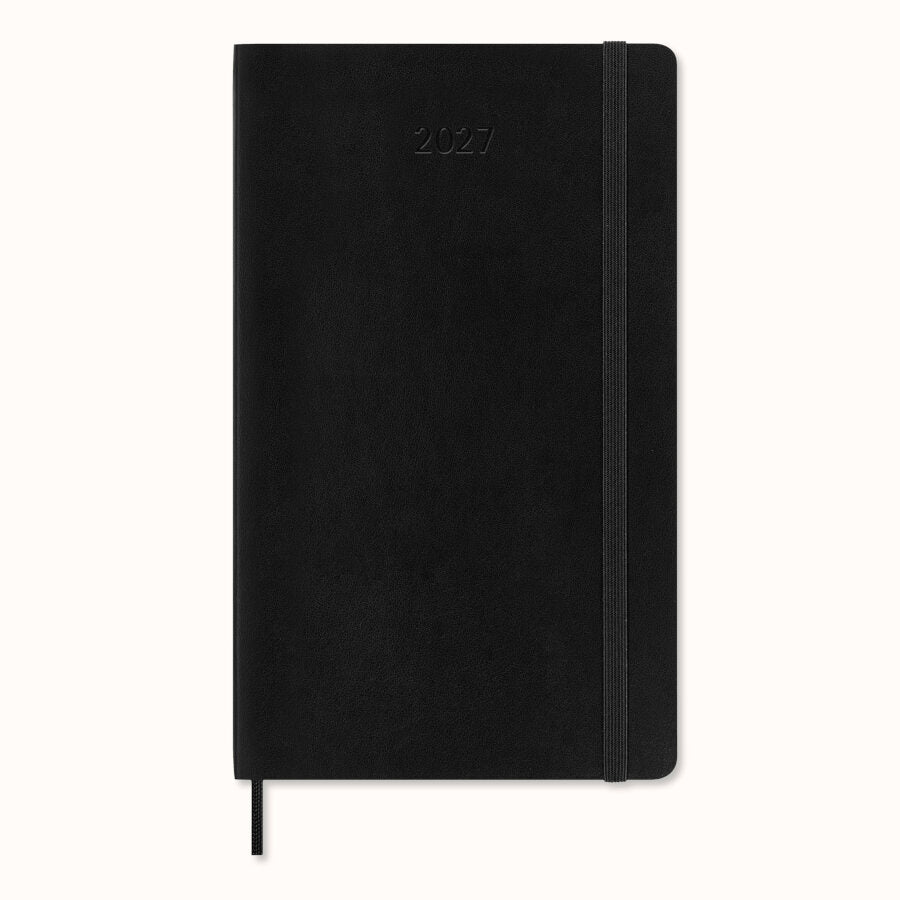 Moleskine Agenda Giornaliera 2027 Large Nero copertina morbida