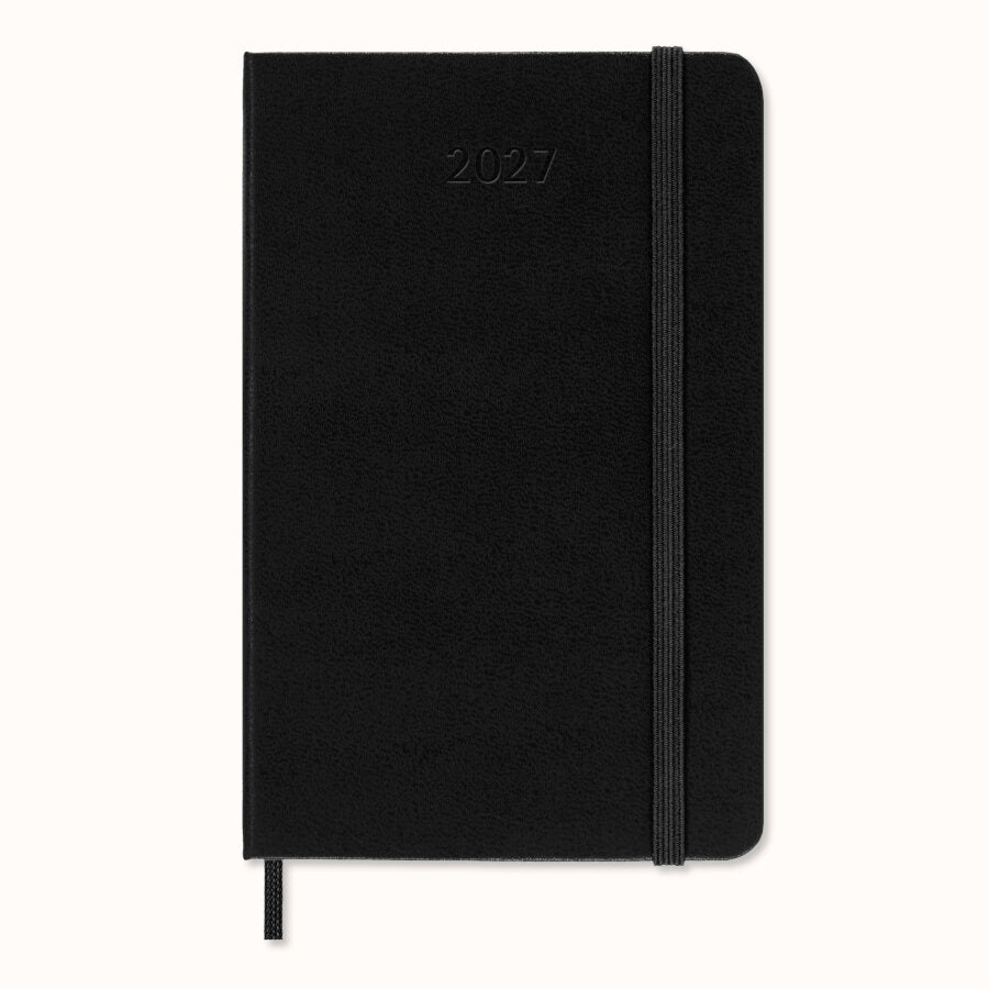 Moleskine Agenda Settimanale 2027 Pocket Nero